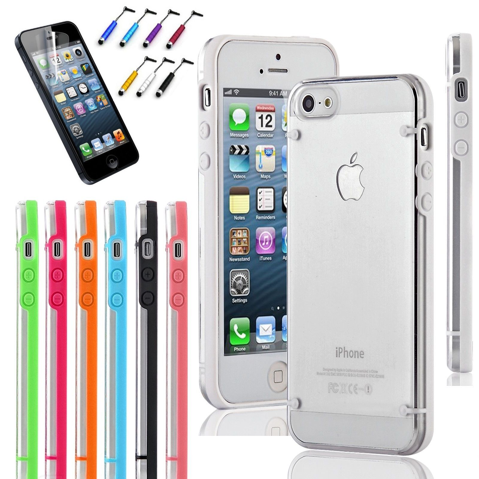 IPHONE 5/5S ULTA THIN TRANSPARENT CRYSTAL CASE