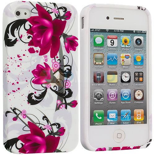 PINK FLOWER IPHONE 4/4S