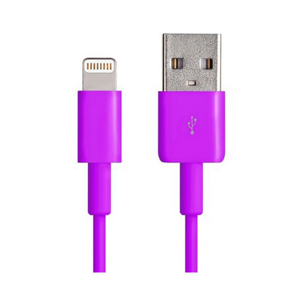 USB DATA SYNC CHARGER PURPLE CABLE