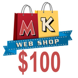 100$ MK WEBSHOP GIFT CARDS