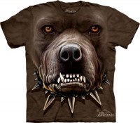 ZOMBIE PIT BULL FACE